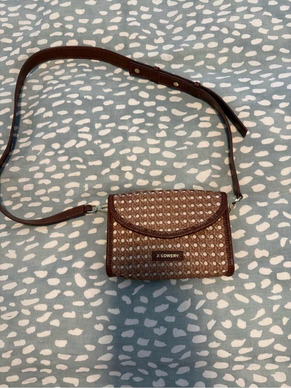 J. Lowery x Byrdie Gold Social Wear woven crossbody
